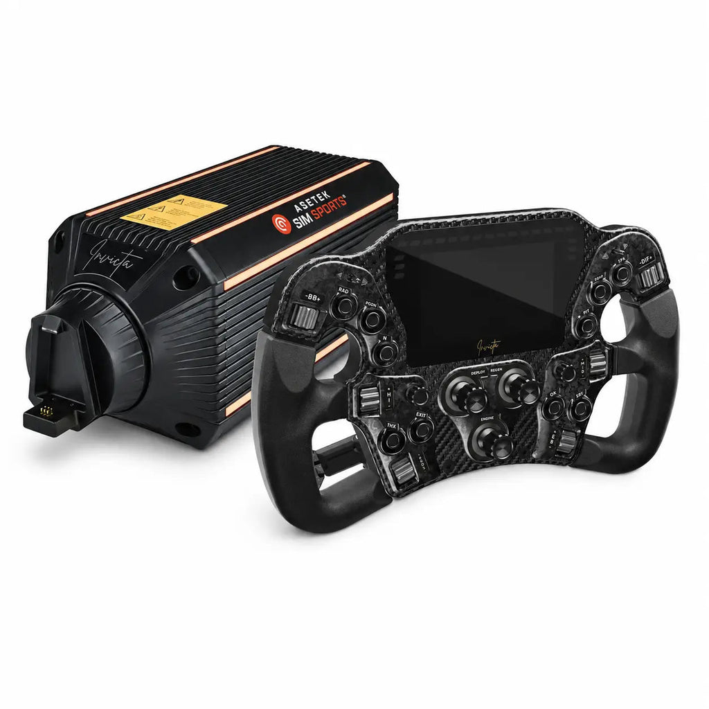 Asetek SimSports Invicta 27Nm Wheel Base + Invicta Formula Wheel Bundle
