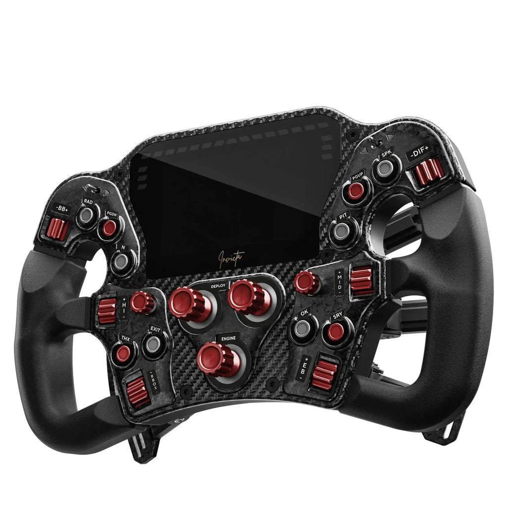Asetek SimSports Invicta Formula Wheel – Red on Black Edition