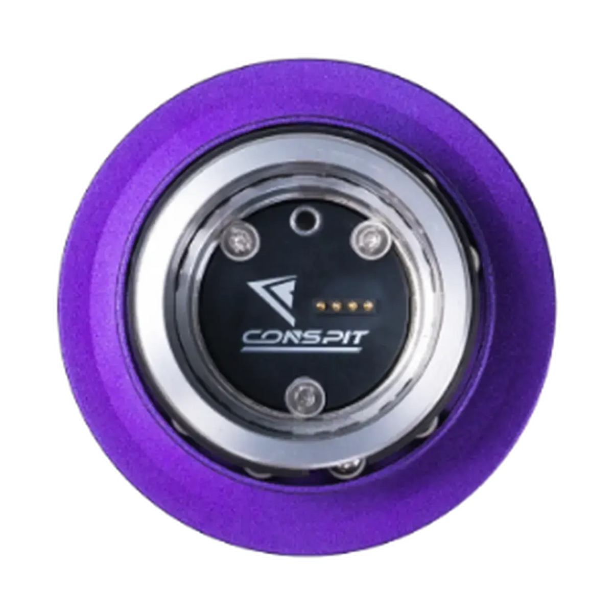 Conspit CDR Quick Release Adapter – 50 mm PCD (Purple / Silver)