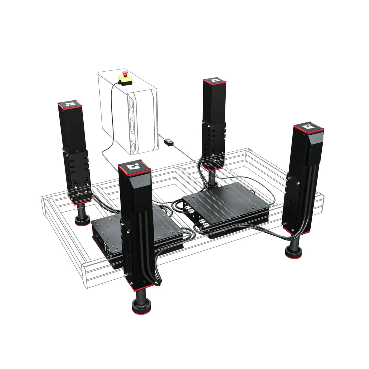 Qubic System - QS-220-PL 3-DOF 4 Axis Motion system