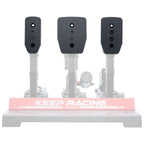 Simagic 3-Pedal Face Set – Flat Aluminum Pedal Plates