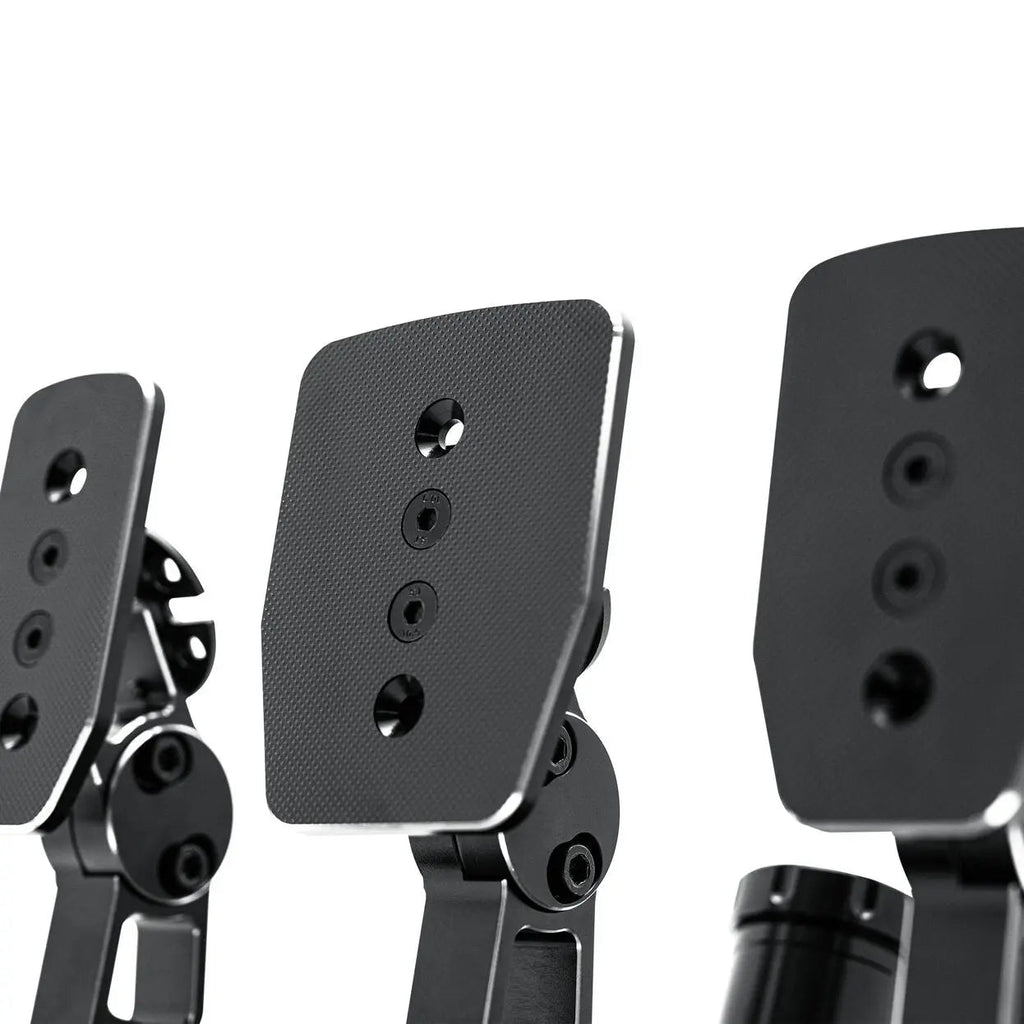 Simagic 3-Pedal Face Set – Flat Aluminum Pedal Plates