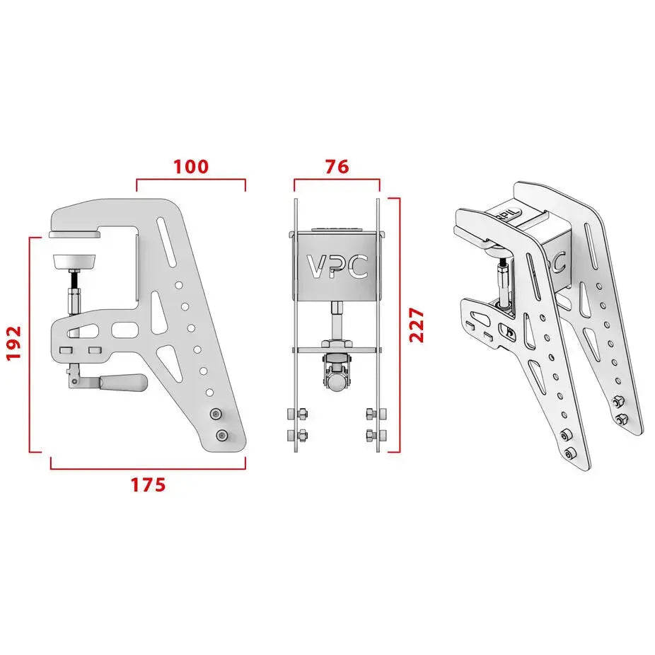 VIRPIL Controls Desk Mount – Black (Size S)