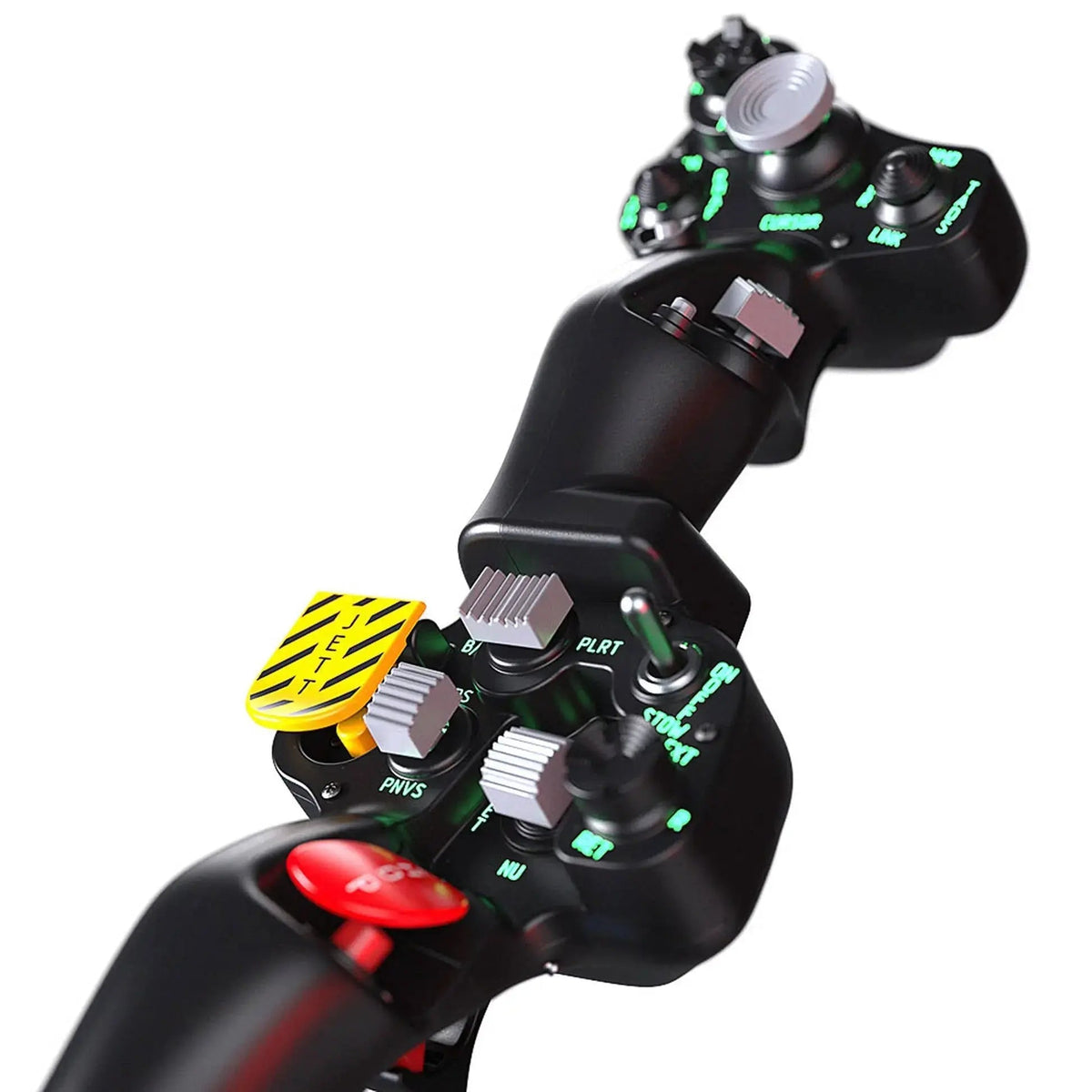 VIRPIL Controls Dual-SF Collective Grip, RGB (Two-Handed) – Black