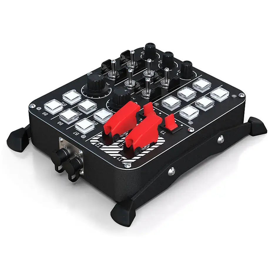 VIRPIL Controls Universal Control Panel #1 – RGB – 27 Inputs (Black)