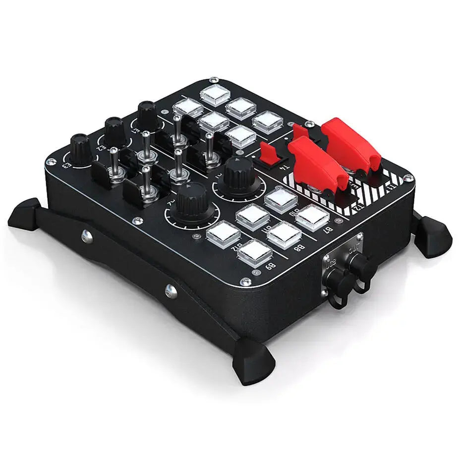 VIRPIL Controls Universal Control Panel #1 – RGB – 27 Inputs (Black)