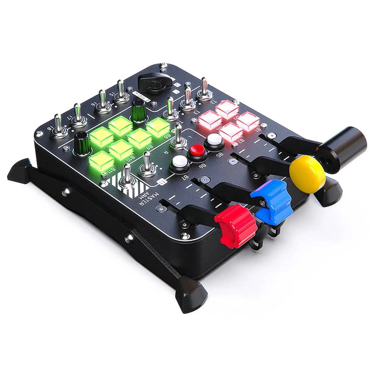 VIRPIL Controls Universal Control Panel #3 – RGB – 30 Inputs (Black)
