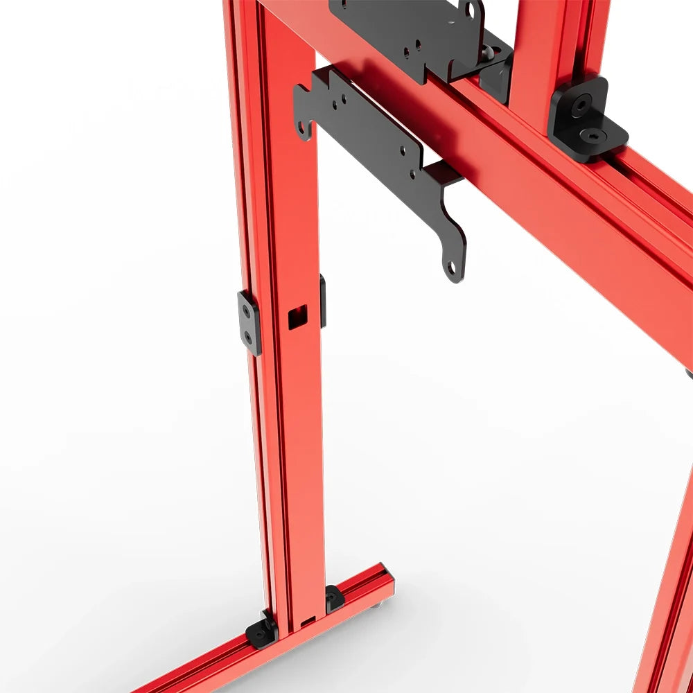 SIMGASM | Apex Free Standing Double Monitor Stand VESA 75/200 - Red