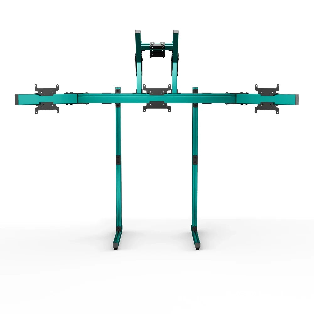 SIMGASM | Apex Free Standing Quad Monitor Stand VESA 75/200 - Green
