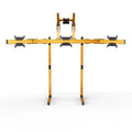 SIMGASM | Apex Free Standing Quad Monitor Stand VESA 75/200 - Orange
