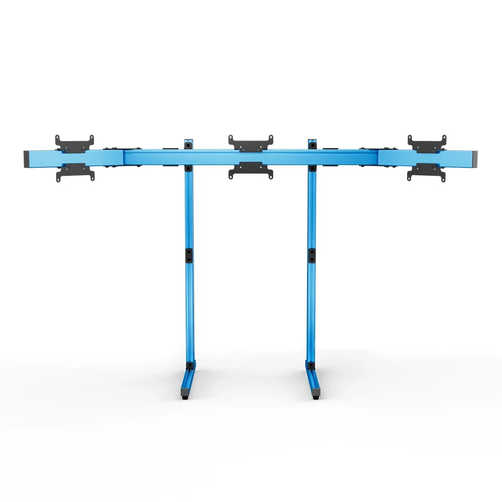 SIMGASM | Apex Free Standing Triple Monitor Stand VESA 75/200 - Blue