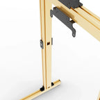 SIMGASM | Apex Free Standing Triple Monitor Stand VESA 75/200 - Gold