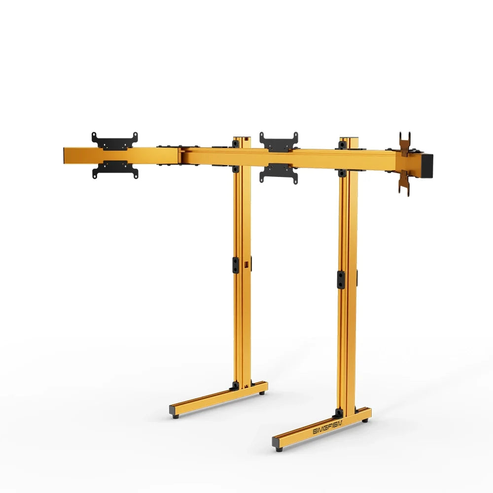 SIMGASM | Apex Free Standing Triple Monitor Stand VESA 75/200 - Orange