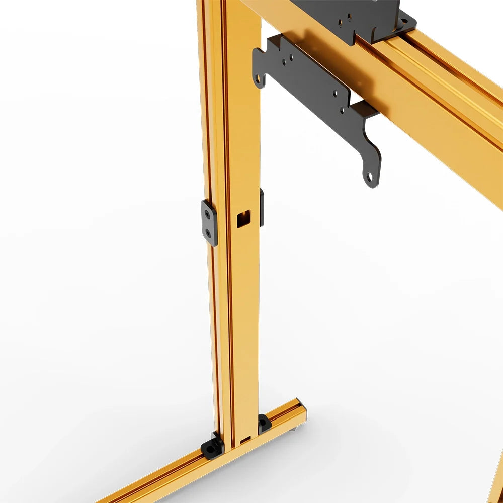 SIMGASM | Apex Free Standing Triple Monitor Stand VESA 75/200 - Orange