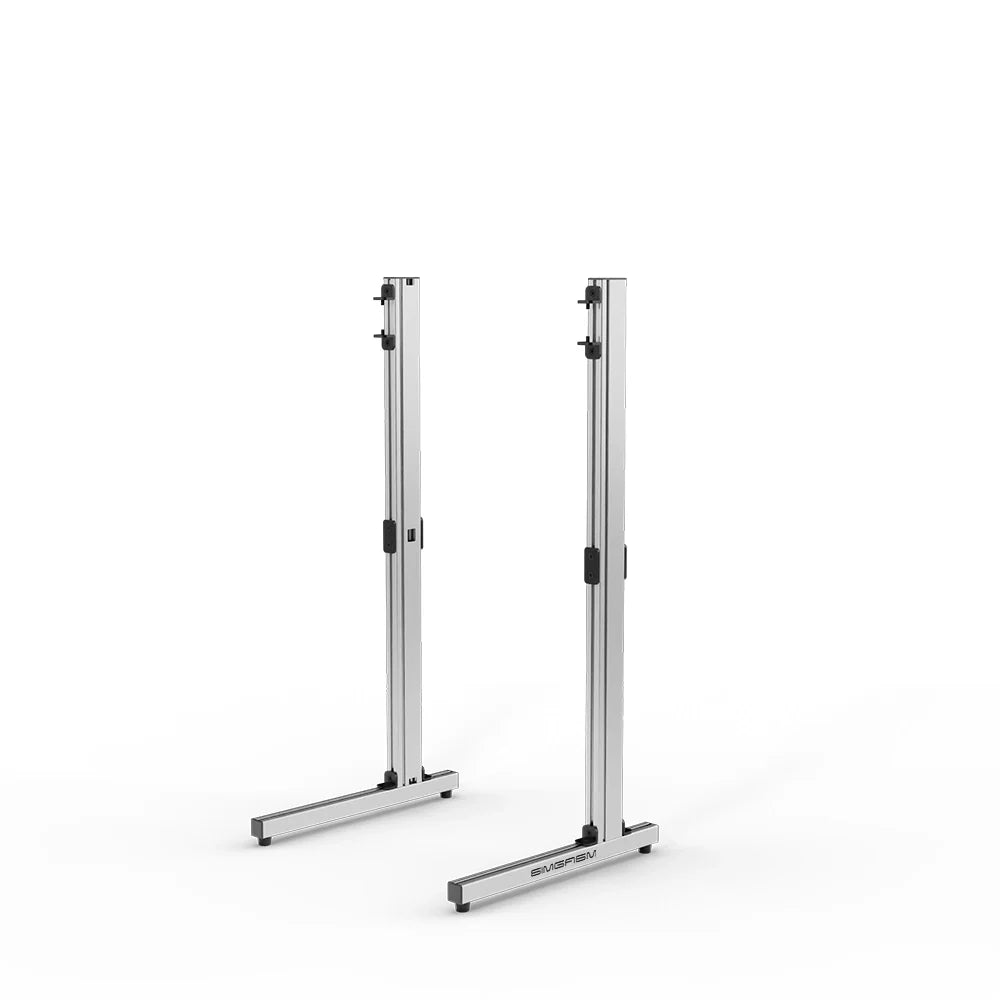 SIMGASM | Apex Freestanding Monitor Stand Support Legs Set - Silver