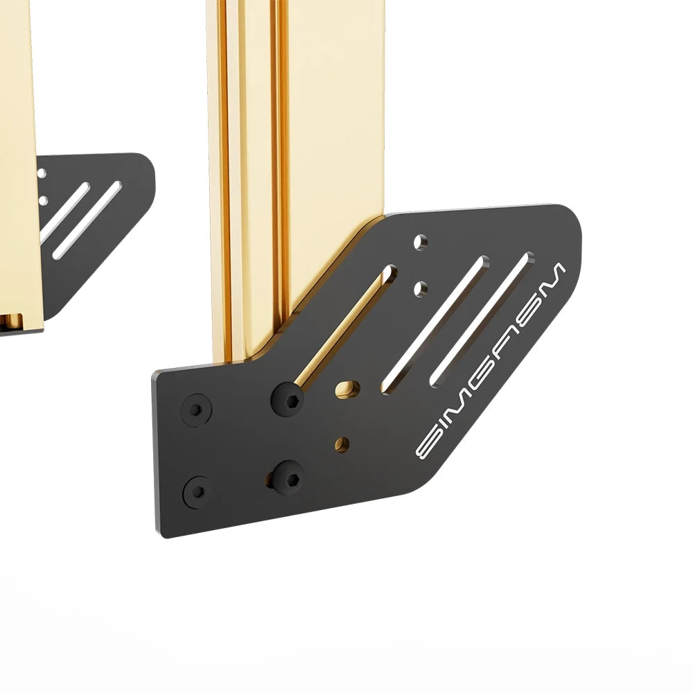SIMGASM | Apex Integrated Double Monitor Stand VESA 75/200 - Gold