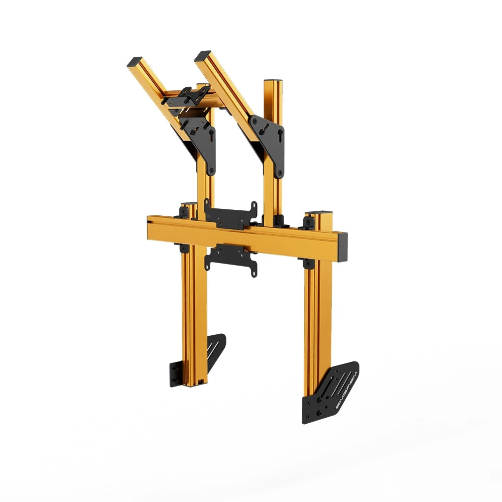 SIMGASM | Apex Integrated Double Monitor Stand VESA 75/200 - Orange