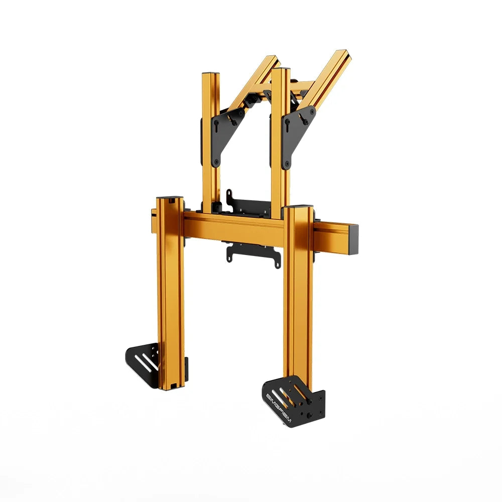 SIMGASM | Apex Integrated Double Monitor Stand VESA 75/200 - Orange