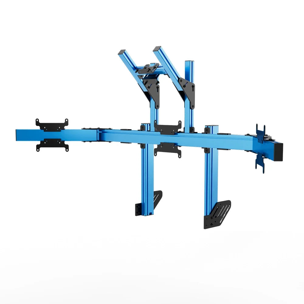 SIMGASM | Apex Integrated Quad Monitor Stand VESA 75/200 - Blue