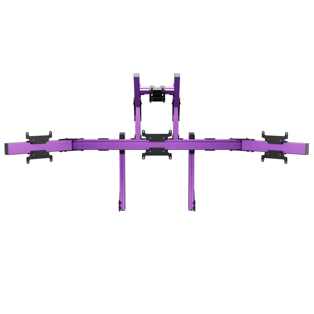 SIMGASM | Apex Integrated Quad Monitor Stand VESA 75/200 - Purple