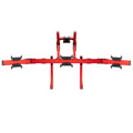 SIMGASM | Apex Integrated Quad Monitor Stand VESA 75/200 - Red