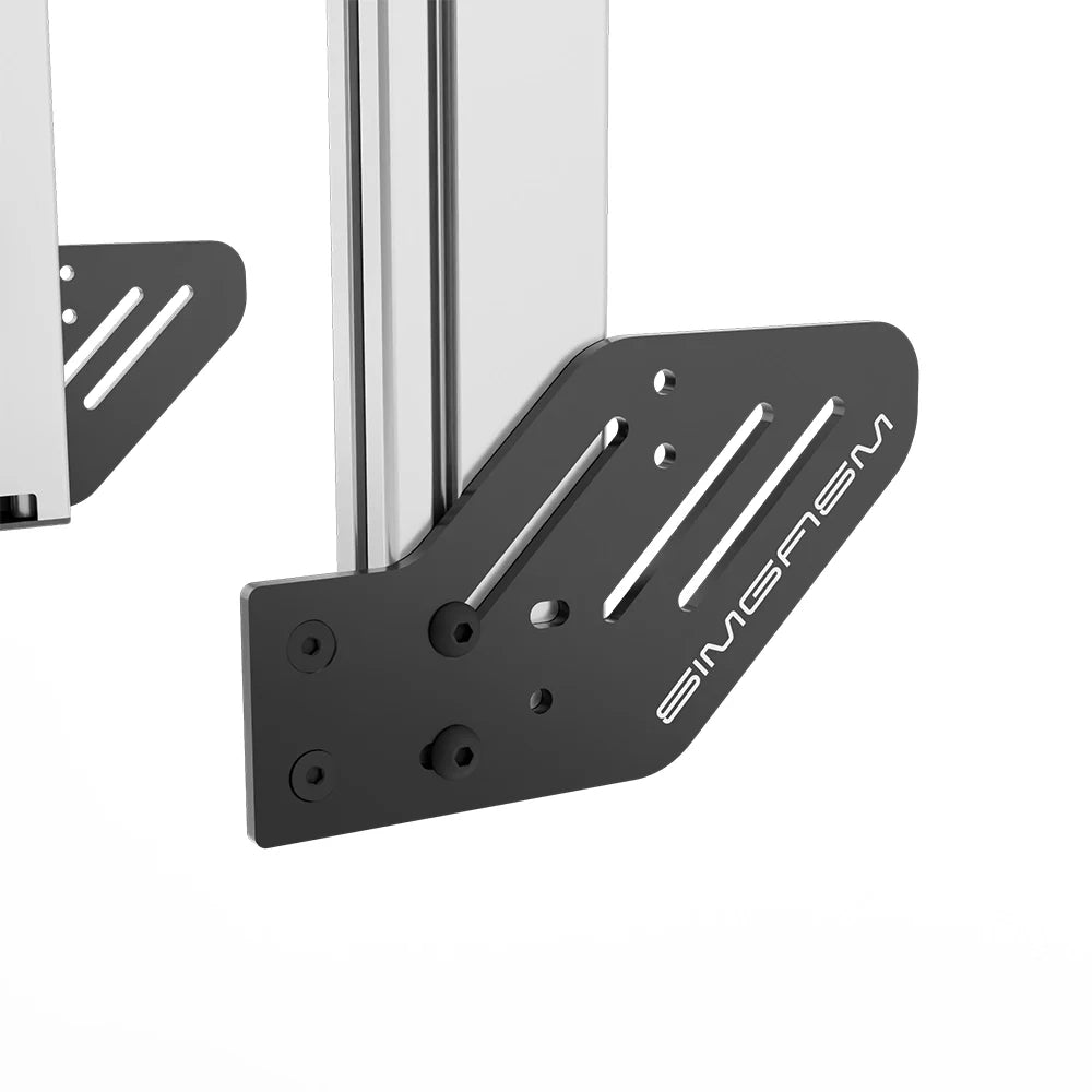 SIMGASM | Apex Integrated Single Monitor Stand VESA 75/200 - Silver