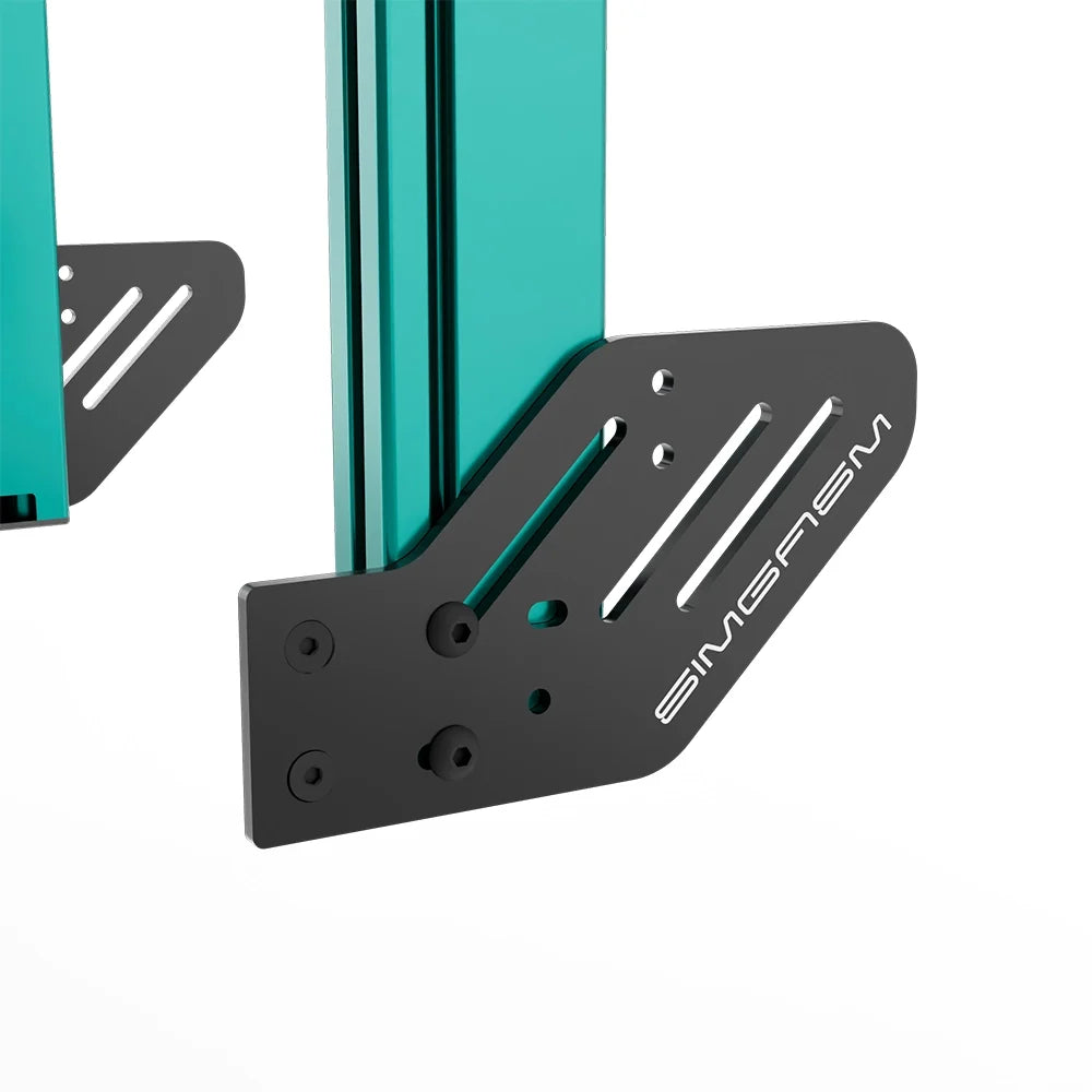 SIMGASM | Apex Integrated Triple Monitor Stand VESA 75/200 - Green