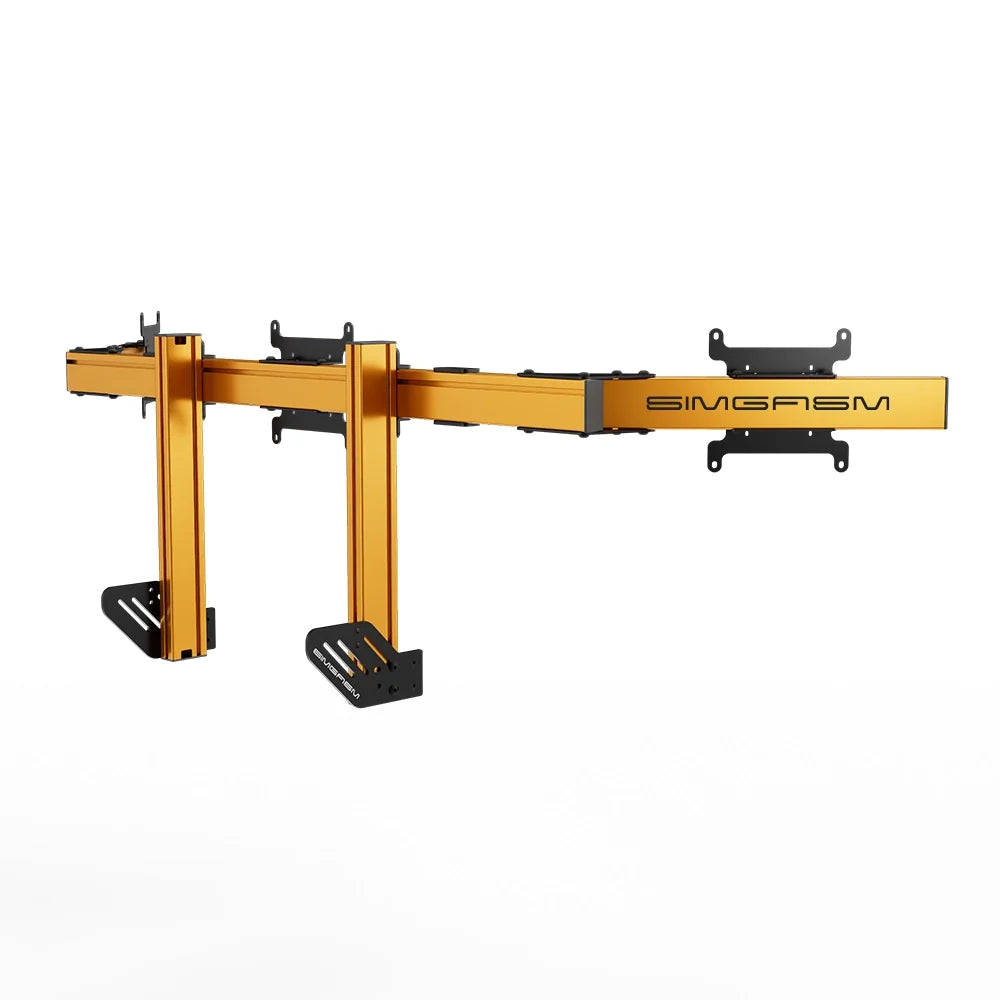 SIMGASM | Apex Integrated Triple Monitor Stand VESA 75/200 - Orange