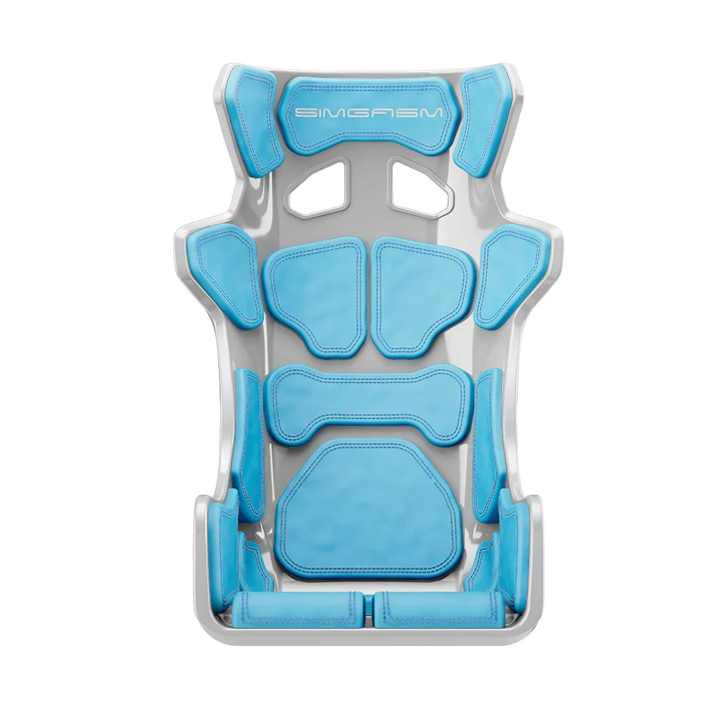 SIMGASM | Atlas Sim Racing Seat Gran Turismo - White