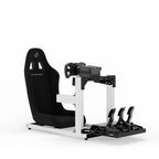 SIMGASM | Hobby Aluminum Sim Racing Cockpit - White