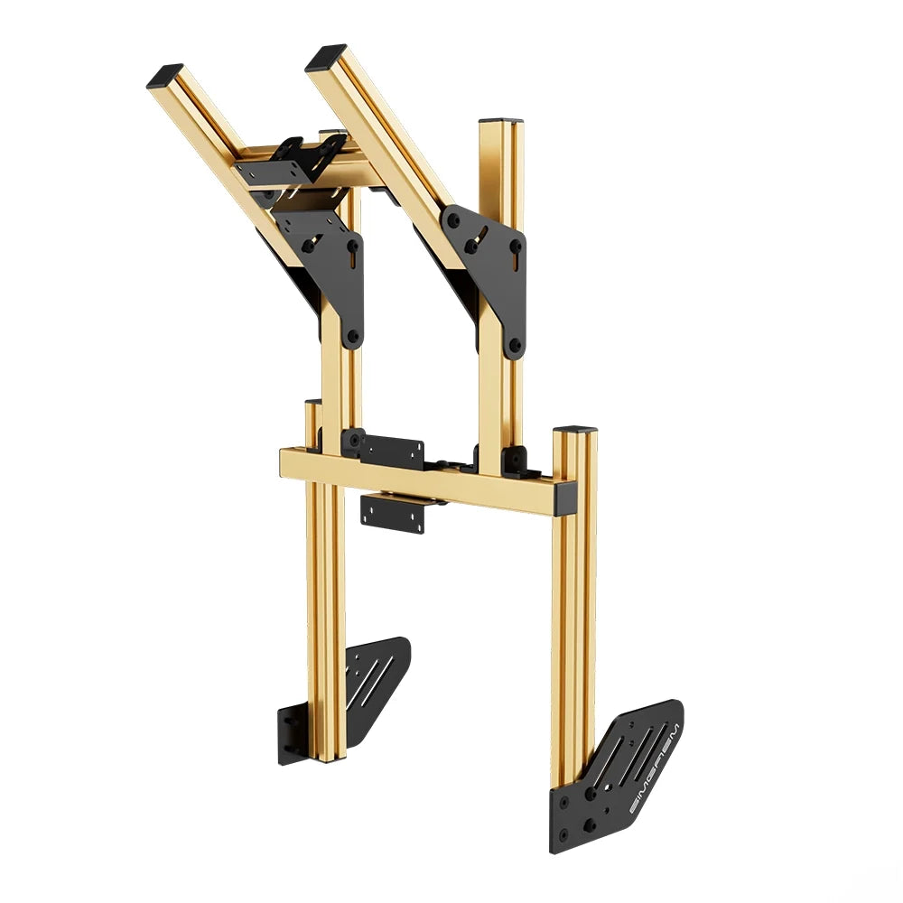 SIMGASM | Core Integrated Double Monitor Stand VESA 75/100 - Gold