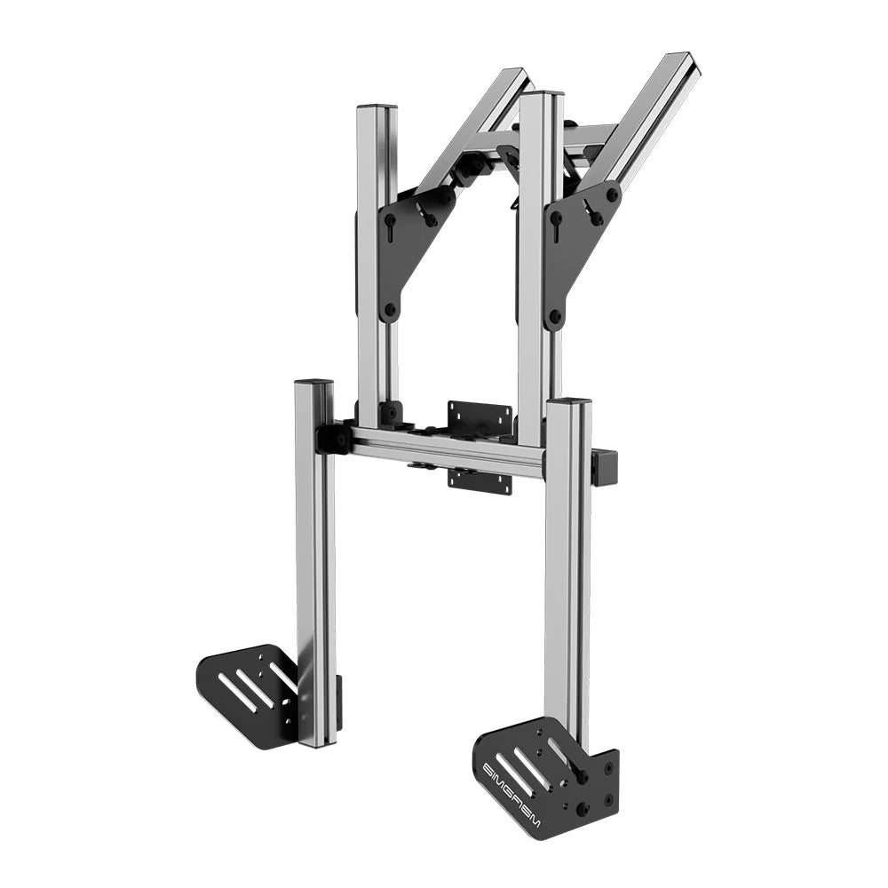 SIMGASM | Core Integrated Double Monitor Stand VESA 75/100 - Silver