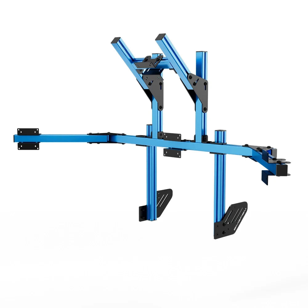 SIMGASM | Core Integrated Quad Monitor Stand VESA 75/100 - Blue