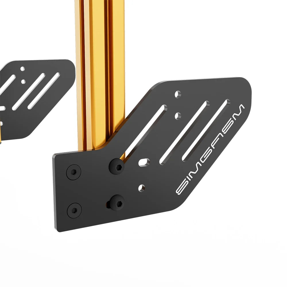 SIMGASM | Core Integrated Quad Monitor Stand VESA 75/100 - Orange