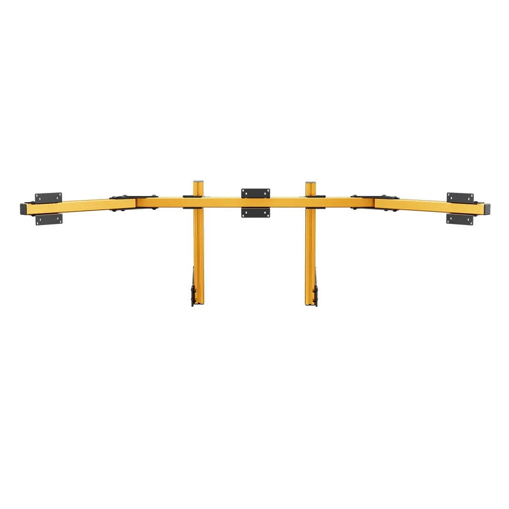 SIMGASM | Core Integrated Triple Monitor Stand VESA 75/100 - Orange