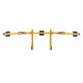 SIMGASM | Core Integrated Triple Monitor Stand VESA 75/100 - Orange