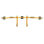 SIMGASM | Core Integrated Triple Monitor Stand VESA 75/100 - Orange