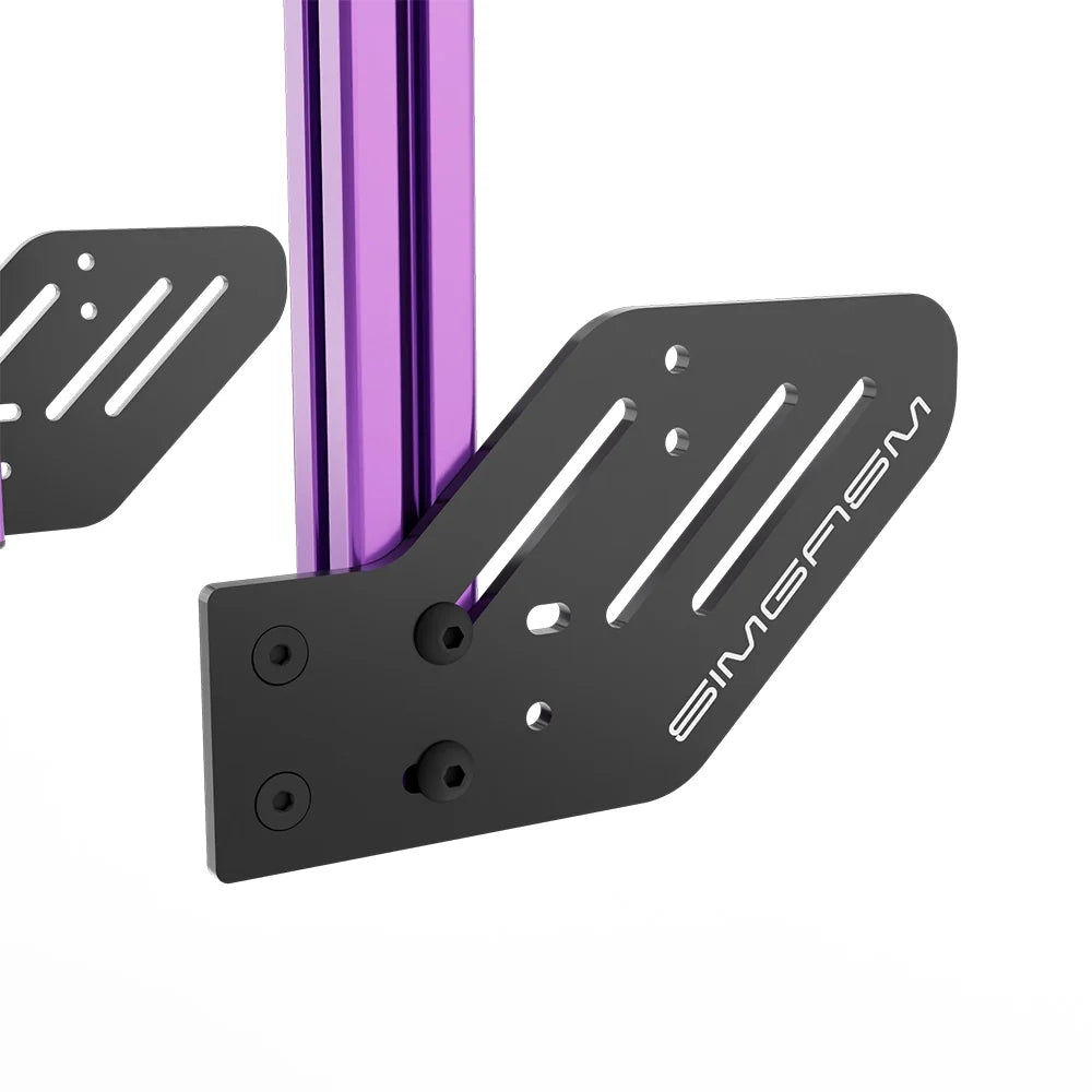 SIMGASM | Core Integrated Triple Monitor Stand VESA 75/100 - Purple