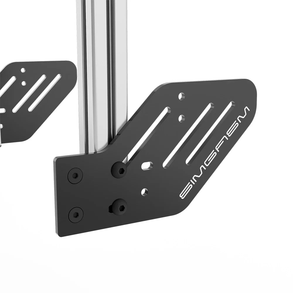 SIMGASM | Core Integrated Triple Monitor Stand VESA 75/100 - Silver