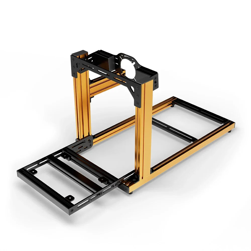 SIMGASM | Hobby Aluminum Sim Racing Cockpit - Orange