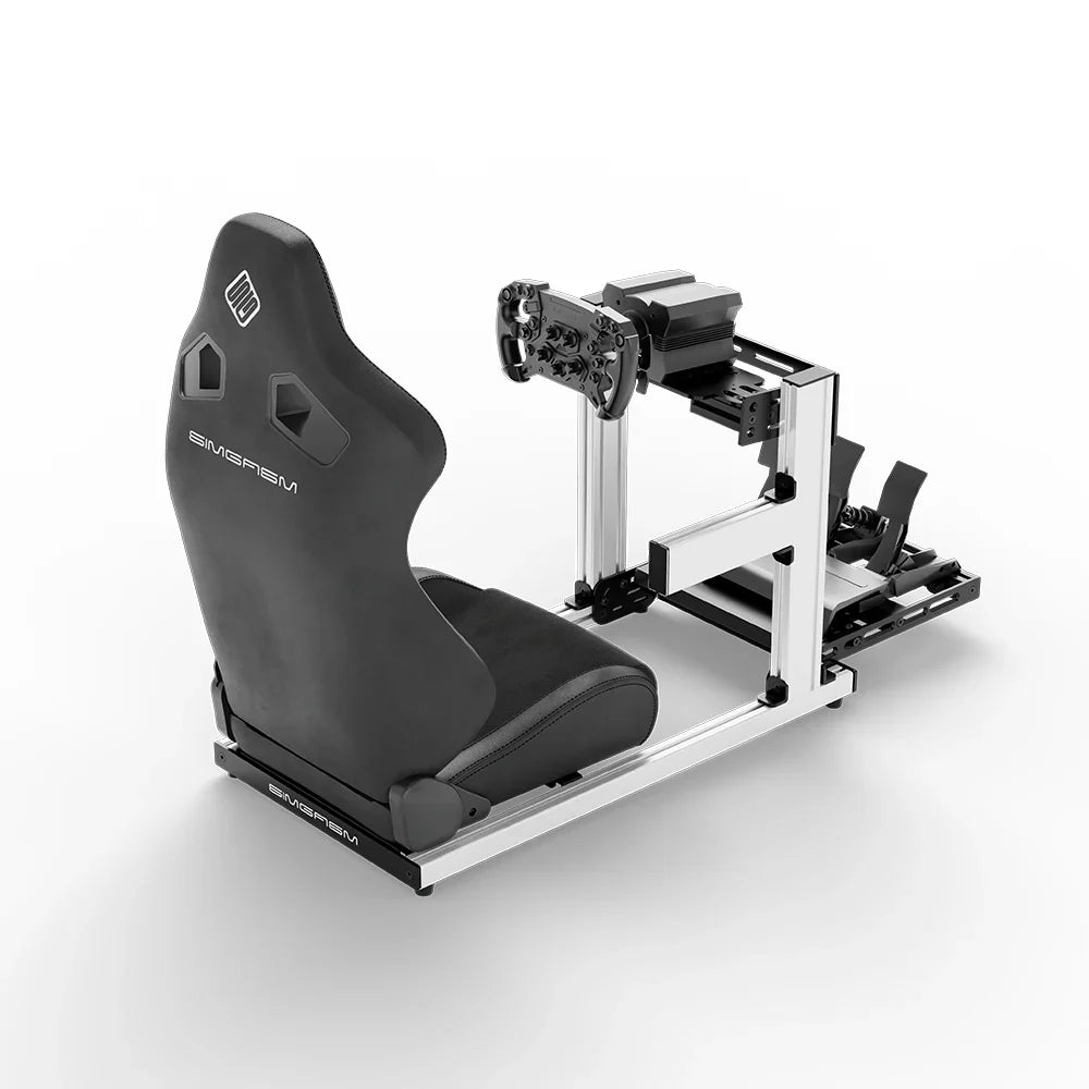 SIMGASM | Hobby Aluminum Sim Racing Cockpit - White