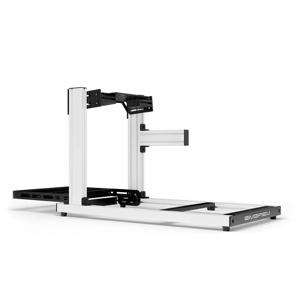 SIMGASM | Hobby Aluminum Sim Racing Cockpit - White