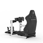 SIMGASM | Hobby Aluminum Sim Racing Cockpit - White