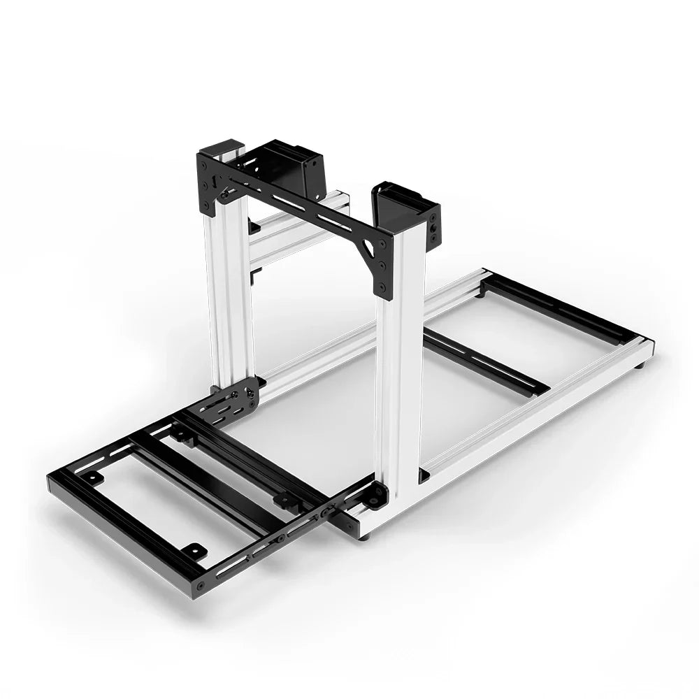 SIMGASM | Hobby Aluminum Sim Racing Cockpit - White