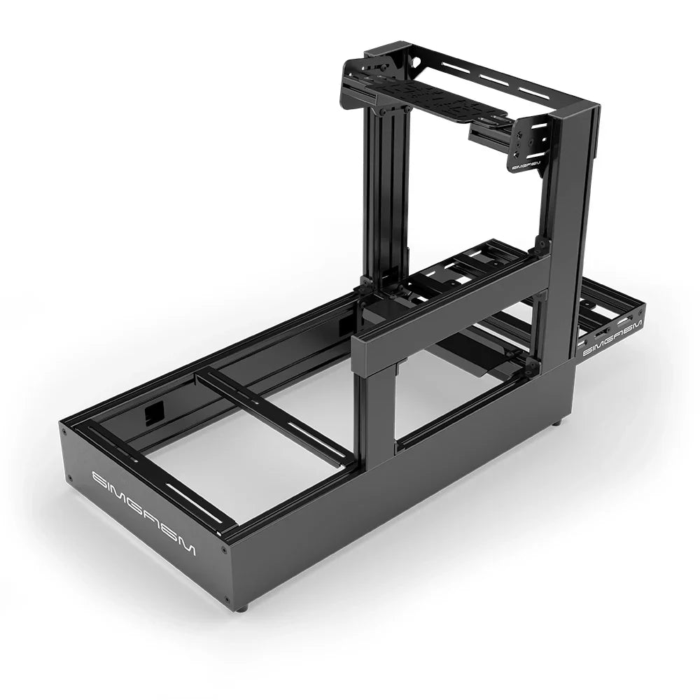 SIMGASM | Pro Aluminum Sim Racing Cockpit - Black