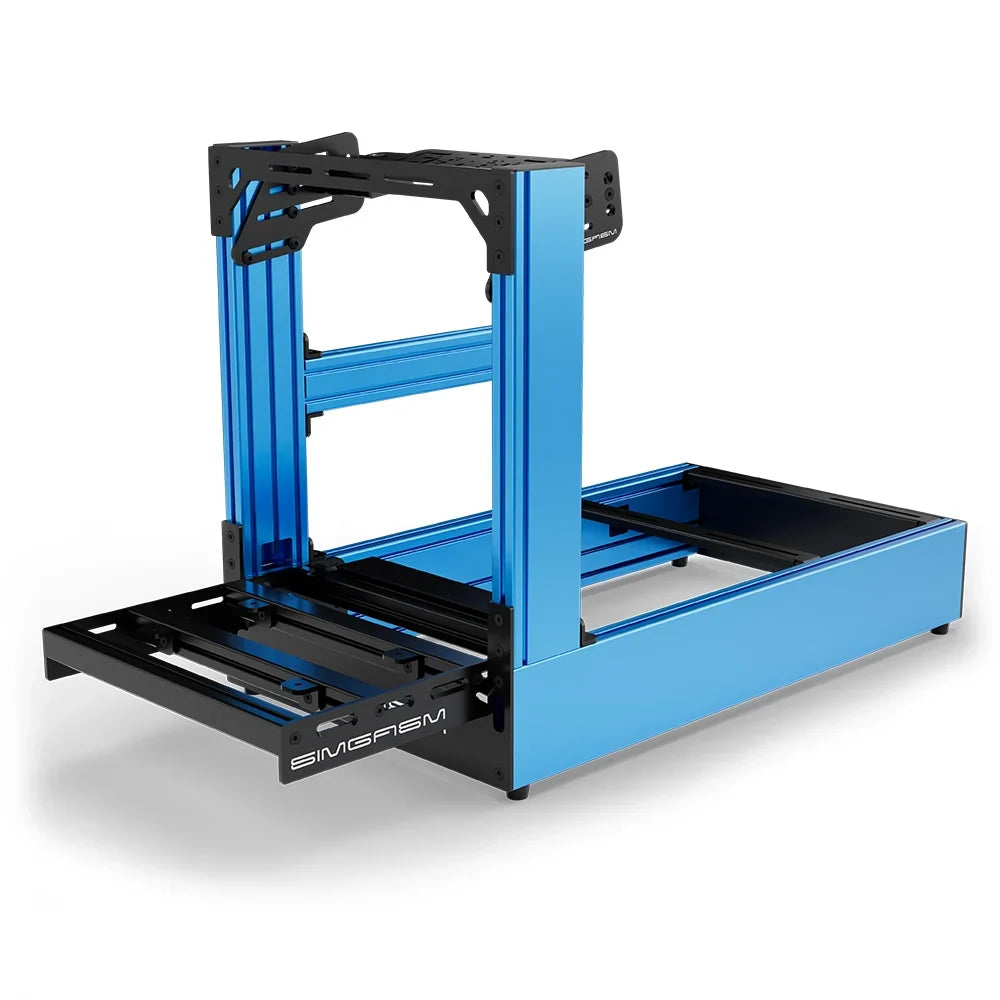 SIMGASM | Pro Aluminum Sim Racing Cockpit - Blue