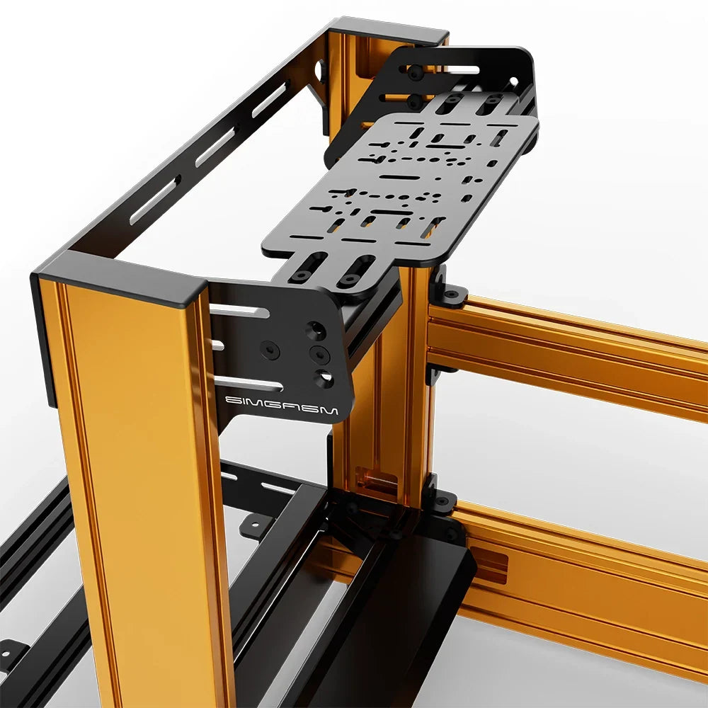 SIMGASM | Pro Aluminum Sim Racing Cockpit - Orange