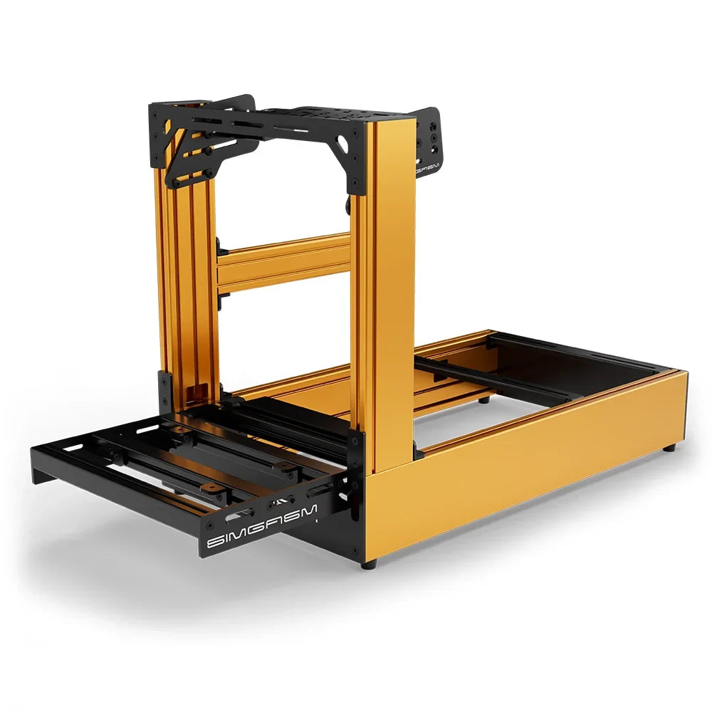 SIMGASM | Pro Aluminum Sim Racing Cockpit - Orange