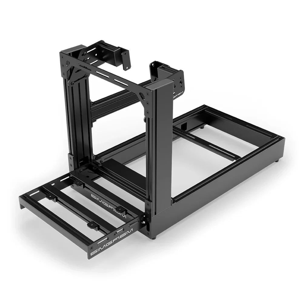SIMGASM | Sport Aluminum Sim Racing Cockpit - Black