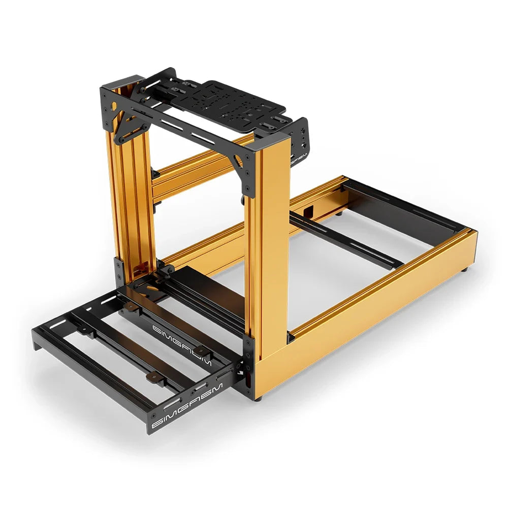 SIMGASM | Sport Aluminum Sim Racing Cockpit - Orange